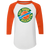 San Diego Rockets Raglan Shirt 3/4 Sleeve NBA Basketball Team color White/Orange San Diego Rockets Raglan Shirt 3/4 Sleeve NBA Basketball Team color White/Orange