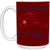 Sheboygan Redskins Coffee Mug Ceramic 15 oz. NBA Basketball Team color Maroon Sheboygan Redskins Coffee Mug Ceramic 15 oz. NBA Basketball Team color Maroon