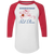 Sheboygan Redskins Raglan Shirt 3/4 Sleeve NBA Basketball Team color White/Red Sheboygan Redskins Raglan Shirt 3/4 Sleeve NBA Basketball Team color White/Red