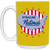 Syracuse Nationals Coffee Mug Ceramic 15 oz. NBA Basketball Team color Gold Syracuse Nationals Coffee Mug Ceramic 15 oz. NBA Basketball Team color Gold