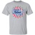 Syracuse Nationals T-shirt Short Sleeve Tee Shirt Cotton NBA Basketball Team color Sport Gray Syracuse Nationals T-shirt Short Sleeve Tee Shirt Cotton NBA Basketball Team color Sport Gray