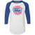 Syracuse Nationals Raglan Shirt 3/4 Sleeve NBA Basketball Team color White/Royal Blue Syracuse Nationals Raglan Shirt 3/4 Sleeve NBA Basketball Team color White/Royal Blue