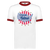 Syracuse Nationals T-shirt Short Sleeve Cotton Tee Shirt NBA Basketball Team color White/Red Syracuse Nationals T-shirt Short Sleeve Cotton Tee Shirt NBA Basketball Team color White/Red