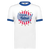 Syracuse Nationals T-shirt Short Sleeve Cotton Tee Shirt NBA Basketball Team color White/Royal Blue Syracuse Nationals T-shirt Short Sleeve Cotton Tee Shirt NBA Basketball Team color White/Royal Blue