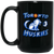 Toronto Huskies Mug Coffee Tea Beverage 15 oz. Ceramic NBA Basketball Team color Black Toronto Huskies Mug Coffee Tea Beverage 15 oz. Ceramic NBA Basketball Team color Black