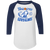 Toronto Huskies Raglan Shirt 3/4 Sleeve NBA Basketball Team color White/Navy Toronto Huskies Raglan Shirt 3/4 Sleeve NBA Basketball Team color White/Navy