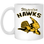Waterloo Hawks Mug Ceramic Glossy 11 oz. NBA Basketball Team color White Waterloo Hawks Mug Ceramic Glossy 11 oz. NBA Basketball Team color White