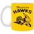 Waterloo Hawks Mug Ceramic Glossy 11 oz. NBA Basketball Team color Athletic Gold Waterloo Hawks Mug Ceramic Glossy 11 oz. NBA Basketball Team color Athletic Gold