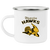 Waterloo Hawks Camping Mug Enamel 12 oz. NBA Basketball Team color White Waterloo Hawks Camping Mug Enamel 12 oz. NBA Basketball Team color White