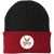 Indianapolis Clowns Knit Beanie Cap Negro Leagues Baseball Team color Black/Red Indianapolis Clowns Knit Beanie Cap Negro Leagues Baseball Team color Black/Red