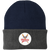 Indianapolis Clowns Knit Beanie Cap Negro Leagues Baseball Team color Navy/Grey Indianapolis Clowns Knit Beanie Cap Negro Leagues Baseball Team color Navy/Grey