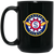 Seattle Pilots Mug Ceramic 15 Oz. Capacity MLB Baseball Team color Black Seattle Pilots Mug Ceramic 15 Oz. Capacity MLB Baseball Team color Black