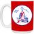 Washington Senators Mug Ceramic 15 Oz. Capacity MLB Baseball Team color Red