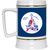 Washington Senators Beer Stein Mug Ceramic 22 oz. Capacity MLB Baseball Team color Royal Blue