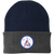 Washington Senators MLB Beanie Knit Cap Major League Baseball Team color Navy/Grey