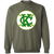 Kansas City A's MLB Sweatshirt Crewneck Pullover Major League Baseball Team color Military Green Kansas City A's MLB Sweatshirt Crewneck Pullover Major League Baseball Team color Military Green