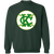Kansas City A's MLB Sweatshirt Crewneck Pullover Major League Baseball Team color Forest Green Kansas City A's MLB Sweatshirt Crewneck Pullover Major League Baseball Team color Forest Green