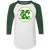 Kansas City Athletics Raglan Shirt 3/4 Sleeve MLB Baseball Team color White/Forest Green Kansas City Athletics Raglan Shirt 3/4 Sleeve MLB Baseball Team color White/Forest Green