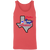 Dallas Chaparrals ABA Tank Top American Basketball Association Team color Red Triblend