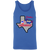 Dallas Chaparrals ABA Tank Top American Basketball Association Team color Royal Blue Triblend