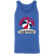 Memphis Pros ABA Tank Top American Basketball Association Team color Royal Blue Triblend