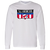 New Jersey Americans ABA Long Sleeve Shirt Classic American Basketball Association Team color White New Jersey Americans ABA Long Sleeve Shirt Classic American Basketball Association Team color White