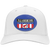 New Jersey Americans ABA Basketball Team Twill Cap color White New Jersey Americans ABA Basketball Team Twill Cap color White