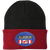 New Jersey Americans ABA Basketball Knit Beanie Cap color Black/Red New Jersey Americans ABA Basketball Knit Beanie Cap color Black/Red