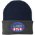 New Jersey Americans ABA Basketball Knit Beanie Cap color Navy/Oxford Grey New Jersey Americans ABA Basketball Knit Beanie Cap color Navy/Oxford Grey