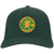 Oakland Oaks ABA Basketball Team Twill Cap color Hunter Green