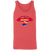 Pittsburgh Condors ABA Tank Top American Basketball Association Team color Red Triblend