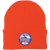Pittsburgh Pipers ABA Basketball Knit Beanie Cap color Orange