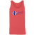 Utah Stars ABA Tank Top American Basketball Association Team color Red Triblend