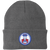 Virginia Squires ABA Basketball Knit Beanie Cap color Oxford Grey
