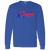 Washington Caps ABA Long Sleeve Shirt American Basketball Association color Royal Blue Washington Caps ABA Long Sleeve Shirt American Basketball Association color Royal Blue