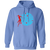 Chicago Hustle WBL Hoodie Pullover Womens Pro Basketball Team color Carolina Blue Chicago Hustle WBL Hoodie Pullover Womens Pro Basketball Team color Carolina Blue