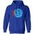 Chicago Hustle WBL Hoodie Pullover Womens Pro Basketball Team color Royal Blue Chicago Hustle WBL Hoodie Pullover Womens Pro Basketball Team color Royal Blue