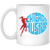 Chicago Hustle WBL Mug Ceramic 11 oz. Women's Pro Basketball League  Team color White Chicago Hustle WBL Mug Ceramic 11 oz. Women's Pro Basketball League  Team color White