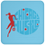 Chicago Hustle WBL Drink Coaster Table Pad Women's Pro Basketball League Team color Light Blue Chicago Hustle WBL Drink Coaster Table Pad Women's Pro Basketball League Team color Light Blue