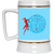 Chicago Hustle WBL Beer Stein Mug Ceramic 22 Oz. Women's Professional Basketball League Team color Columbia Blue Chicago Hustle WBL Beer Stein Mug Ceramic 22 Oz. Women's Professional Basketball League Team color Columbia Blue