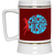Chicago Hustle WBL Beer Stein Mug Ceramic 22 Oz. Women's Professional Basketball League Team color Maroon Chicago Hustle WBL Beer Stein Mug Ceramic 22 Oz. Women's Professional Basketball League Team color Maroon