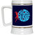 Chicago Hustle WBL Beer Stein Mug Ceramic 22 Oz. Women's Professional Basketball League Team color Navy Chicago Hustle WBL Beer Stein Mug Ceramic 22 Oz. Women's Professional Basketball League Team color Navy