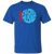 Chicago Hustle Tee Shirt Short Sleeve Cotton Womens Pro Basketball League Team color Royal Blue Chicago Hustle Tee Shirt Short Sleeve Cotton Womens Pro Basketball League Team color Royal Blue