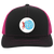 Chicago Hustle WBL Womens Professional Basketball League Team Trucker Cap color Black/Pink Chicago Hustle WBL Womens Professional Basketball League Team Trucker Cap color Black/Pink