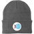 Chicago Hustle Beanie Cap Knit WBL Womens Pro Basketball League Team color Grey Chicago Hustle Beanie Cap Knit WBL Womens Pro Basketball League Team color Grey