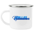 Dallas Diamonds Camping Mug 12 oz. Enamel Women's Pro Basketball League Team color White Dallas Diamonds Camping Mug 12 oz. Enamel Women's Pro Basketball League Team color White