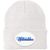Dallas Diamonds Beanie Cap Knit WBL Womens Pro Basketball League Team color White Dallas Diamonds Beanie Cap Knit WBL Womens Pro Basketball League Team color White