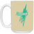 Dayton Rockettes WBL Mug Ceramic 15 oz. Women's Professional Basketball League color Sand Dayton Rockettes WBL Mug Ceramic 15 oz. Women's Professional Basketball League color Sand