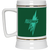 Dayton Rockettes WBL Beer Stein Mug Ceramic 22 Oz. Women's Professional Basketball League Team color Forest Green Dayton Rockettes WBL Beer Stein Mug Ceramic 22 Oz. Women's Professional Basketball League Team color Forest Green