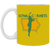Iowa Cornets WBL Mug Ceramic 11 oz. Women's Pro Basketball League  Team color Old Gold Iowa Cornets WBL Mug Ceramic 11 oz. Women's Pro Basketball League  Team color Old Gold